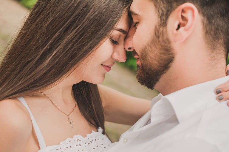 Romantic Couple Outdoors